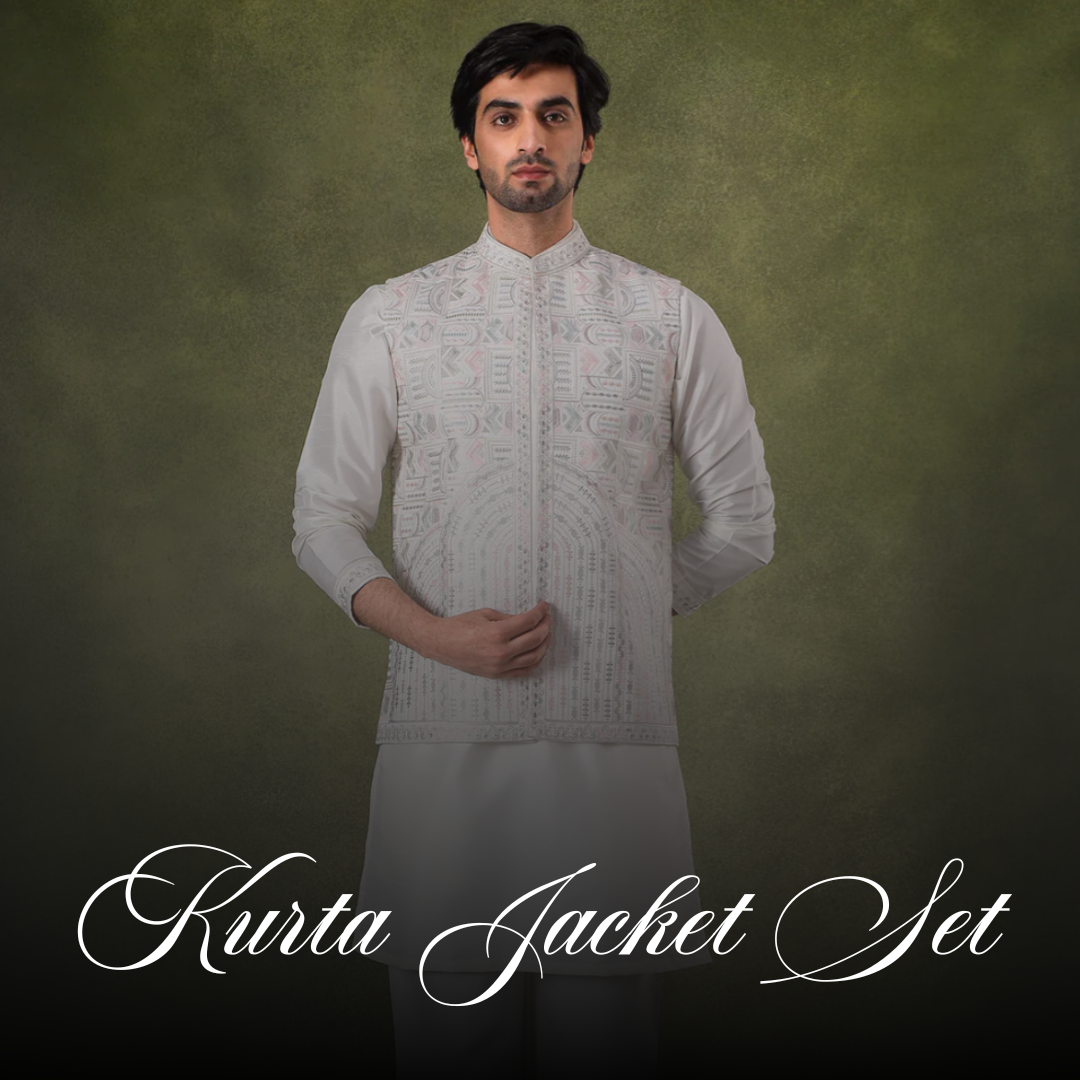 kurta jacket combinations men