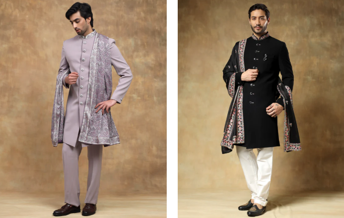 Sherwani vs Indo western for groom