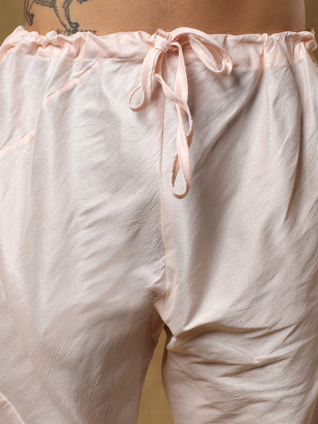 Pink Embroidered Sherwani with Stole