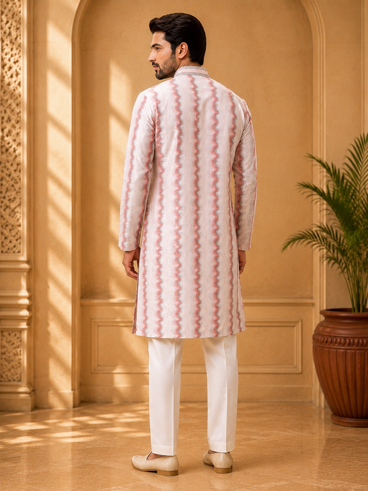 Blush Pink Printed Kurta Set