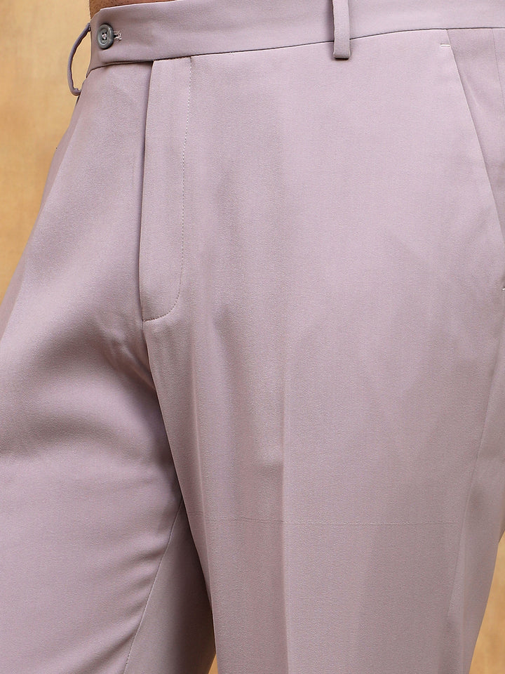 Lilac Indo-Western Set with Stole
