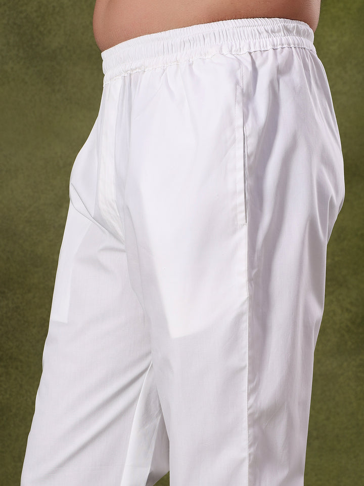Natural Floral Jacket Kurta Set