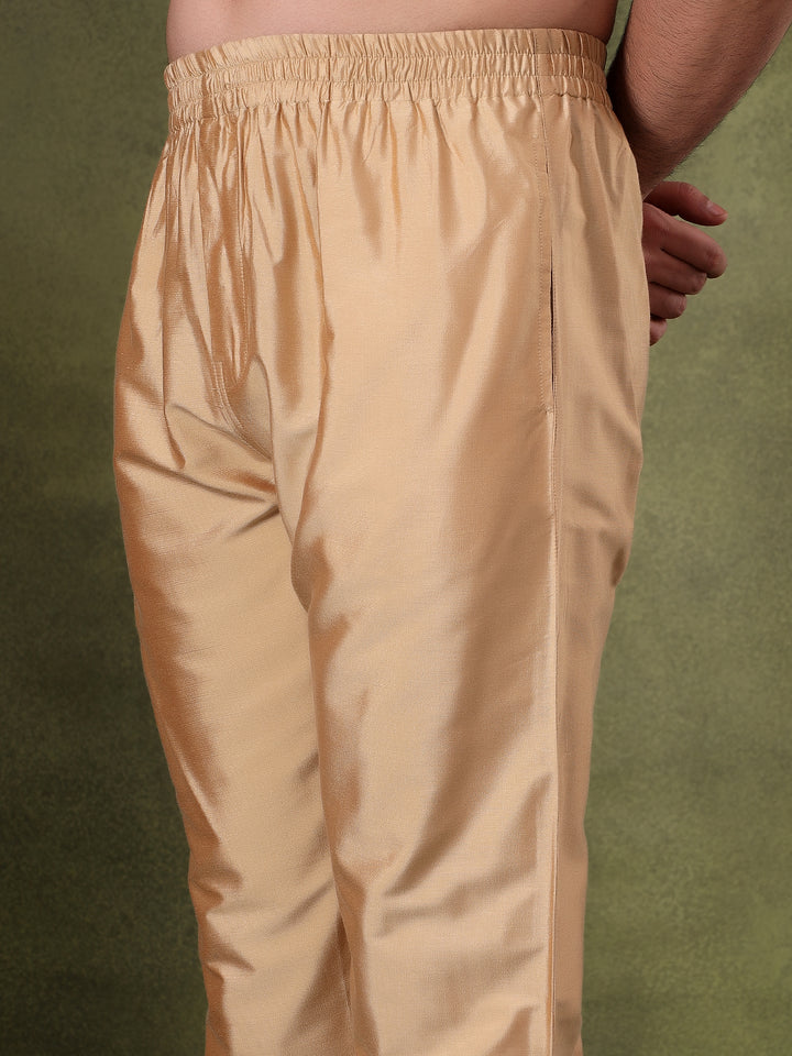 Natural Geometric Print Kurta Set