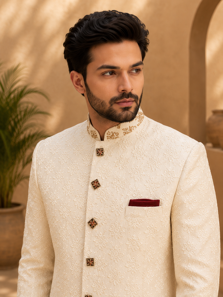 Embroidered Indo Western for Men