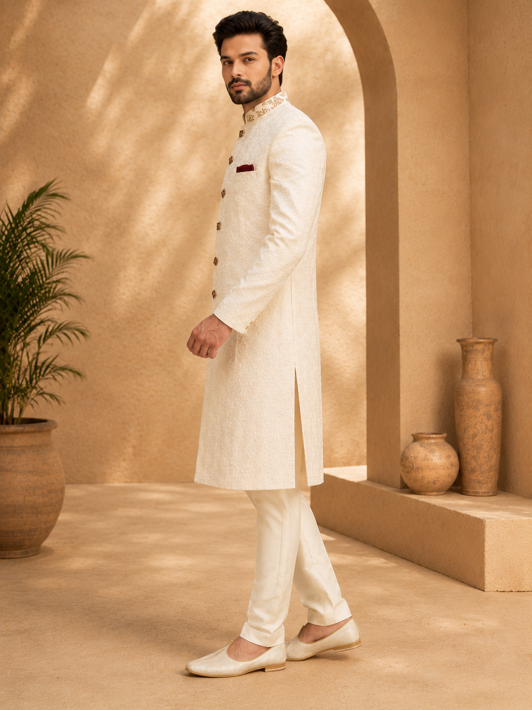 Embroidered Indo Western for Men