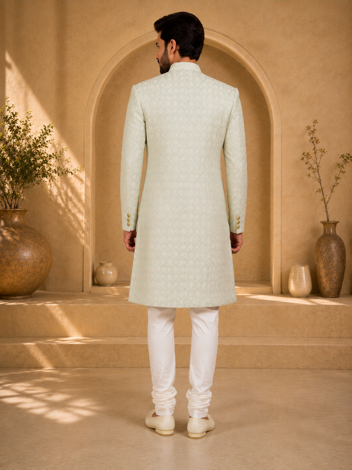 Mint Green Indo Western