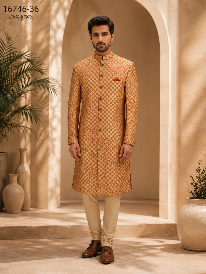 Gold embroidered Indo Western
